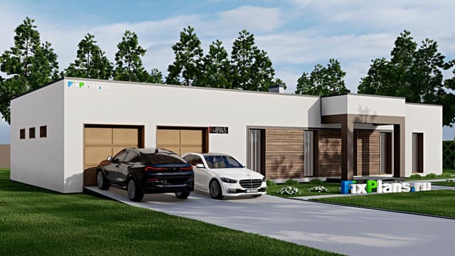 Одноэтажный дом F-8945