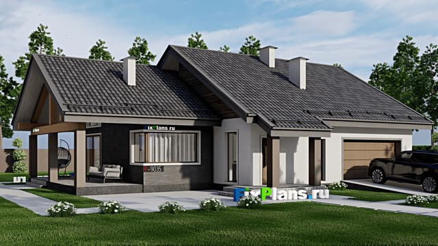 Одноэтажный дом F-9035